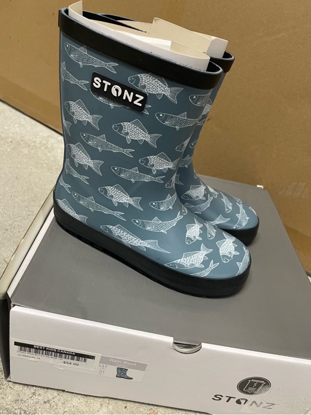 🆕 Stonz Kids Rain Boots – Brand New with Box